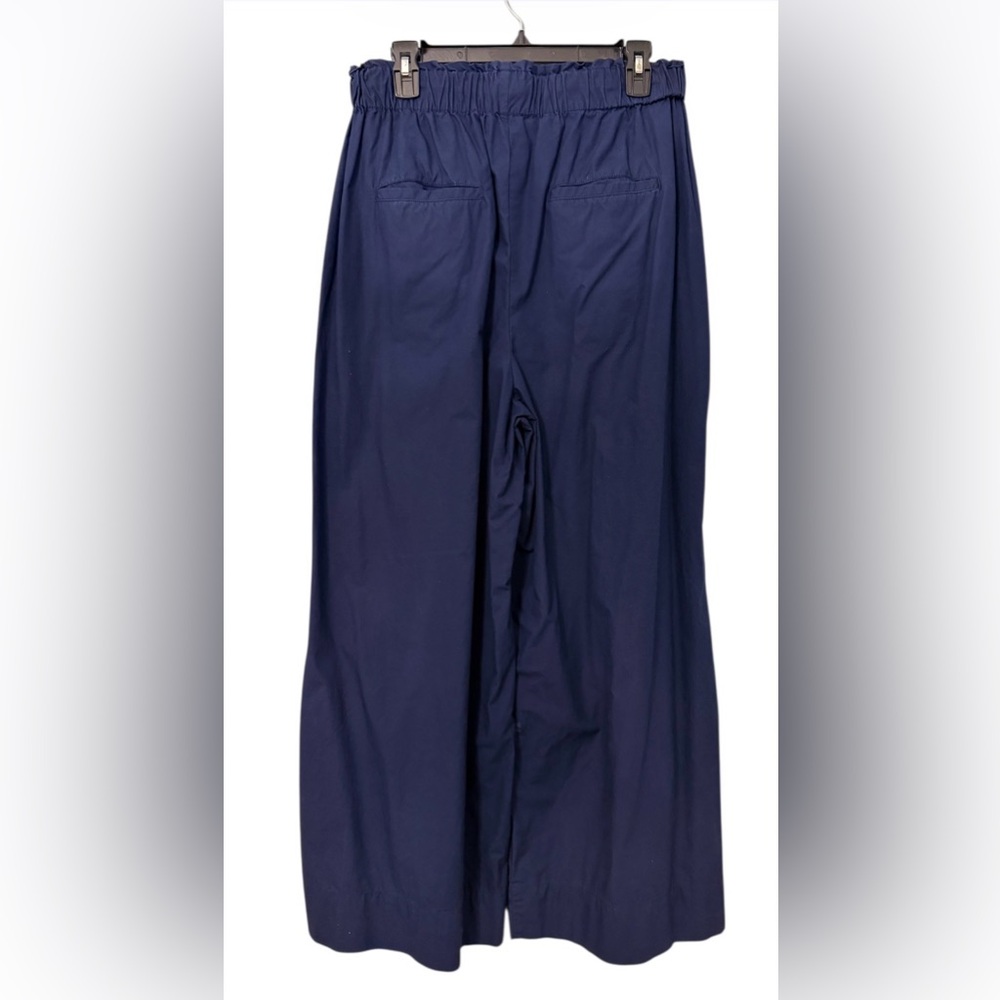 Anthropologie Maeve Blue Utility Wide-Leg Pants M - Picture 6 of 9